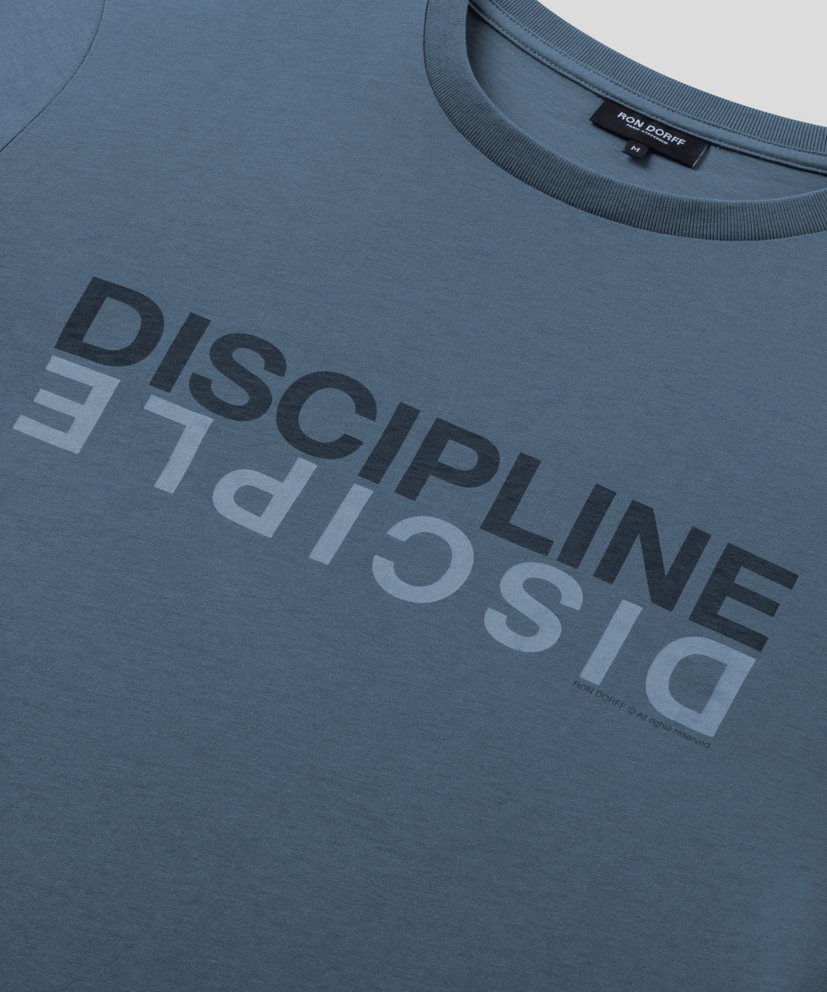 Organic Cotton T-Shirt "DISCIPLINE": Bering Sea