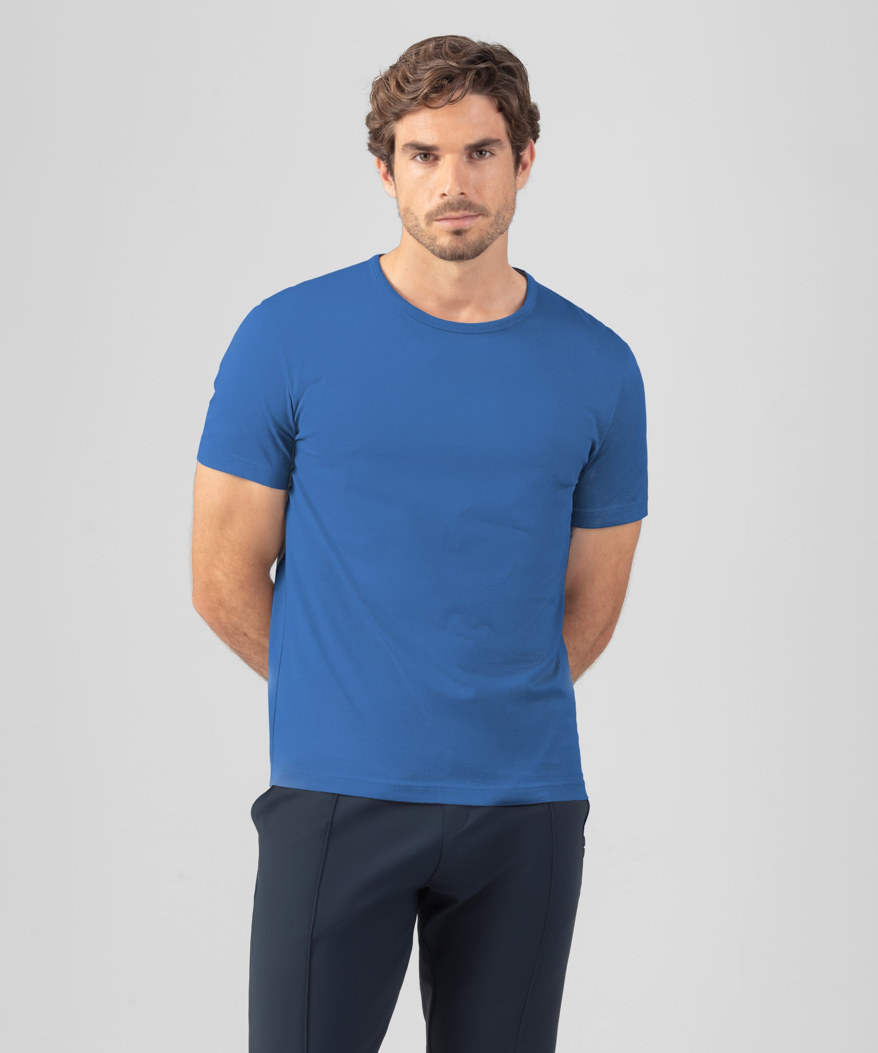 T-Shirt Eyelet Edition: Bleu fjord