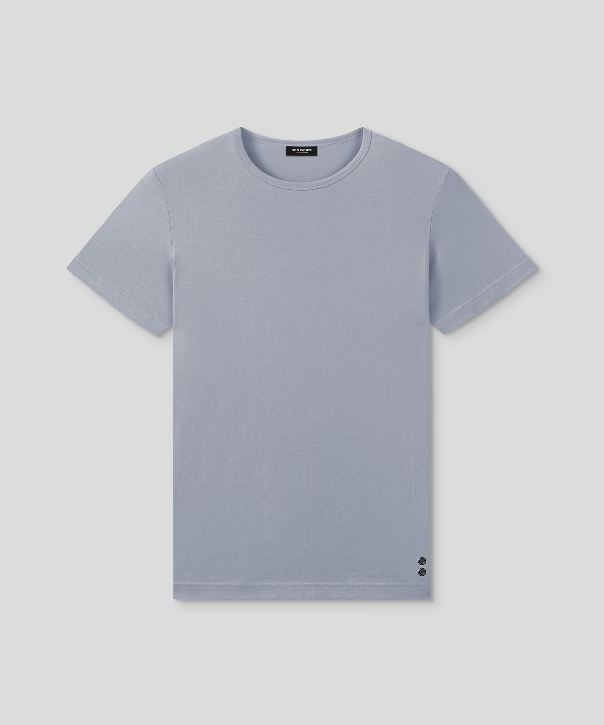 Crew Neck T-Shirt Eyelet Edition: Glacial Blue