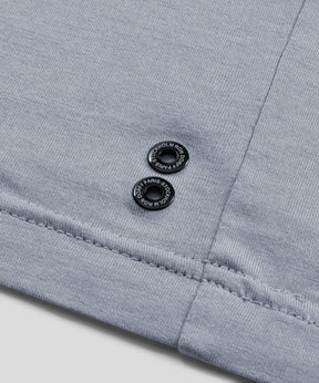 Crew Neck T-Shirt Eyelet Edition: Glacial Blue