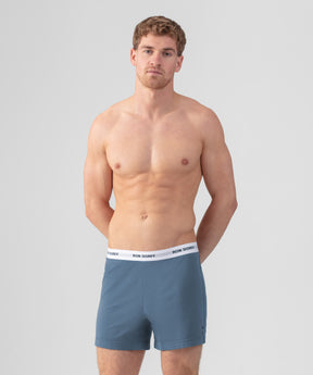 Short de pyjama RON DORFF: Bleu mer