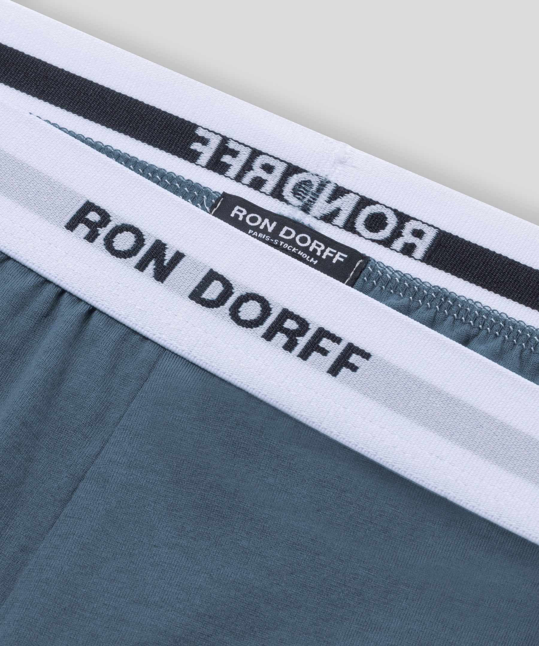 Short de pyjama RON DORFF: Bleu mer