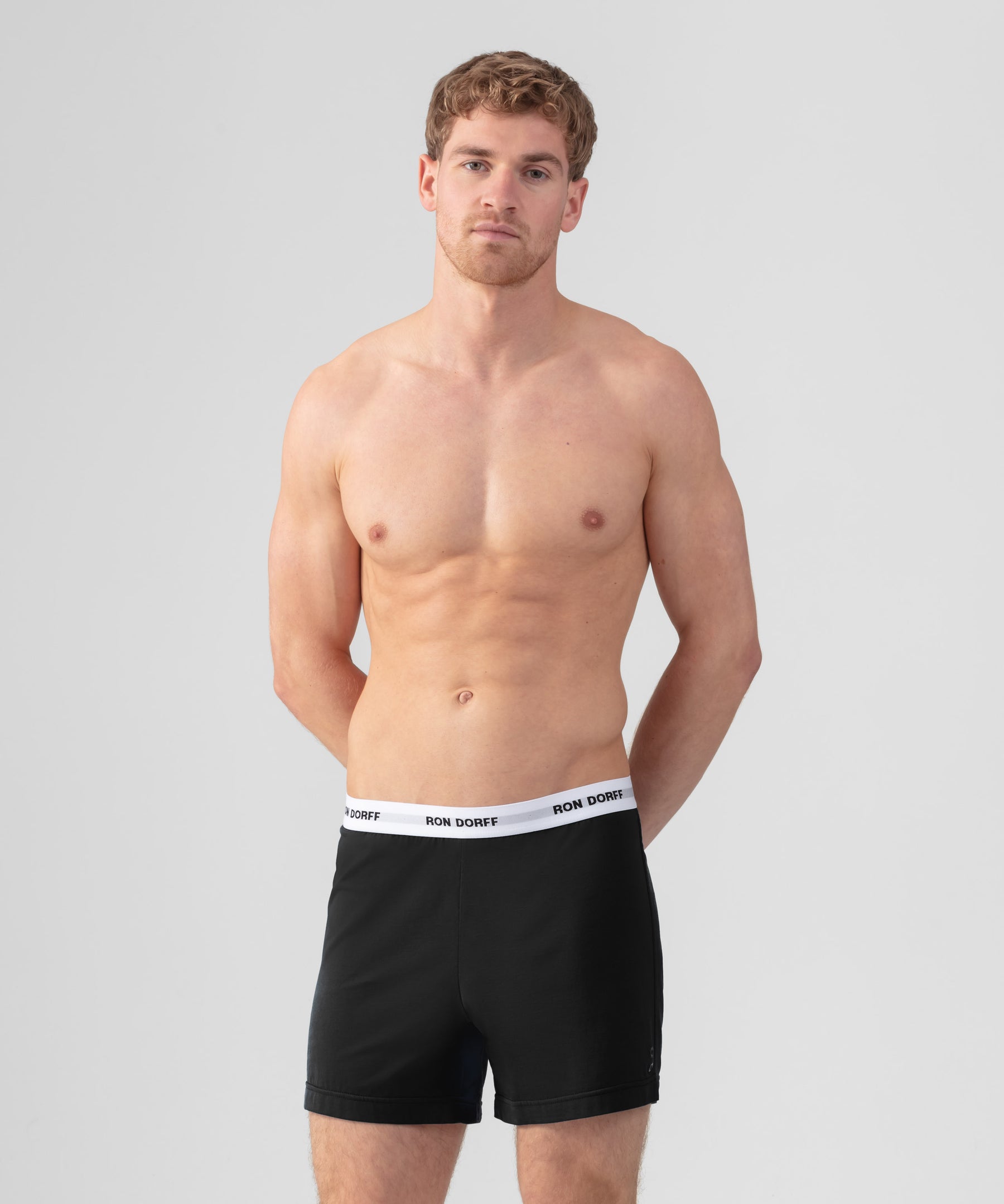 RON DORFF Pyjama Shorts: Black