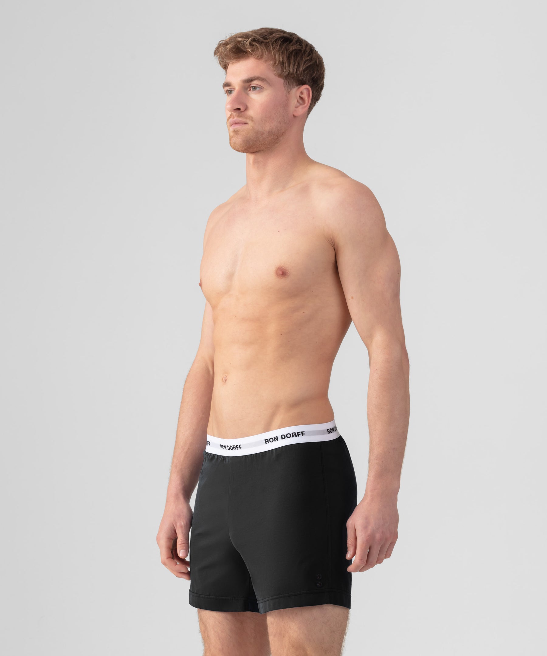 RON DORFF Pyjama Shorts: Black