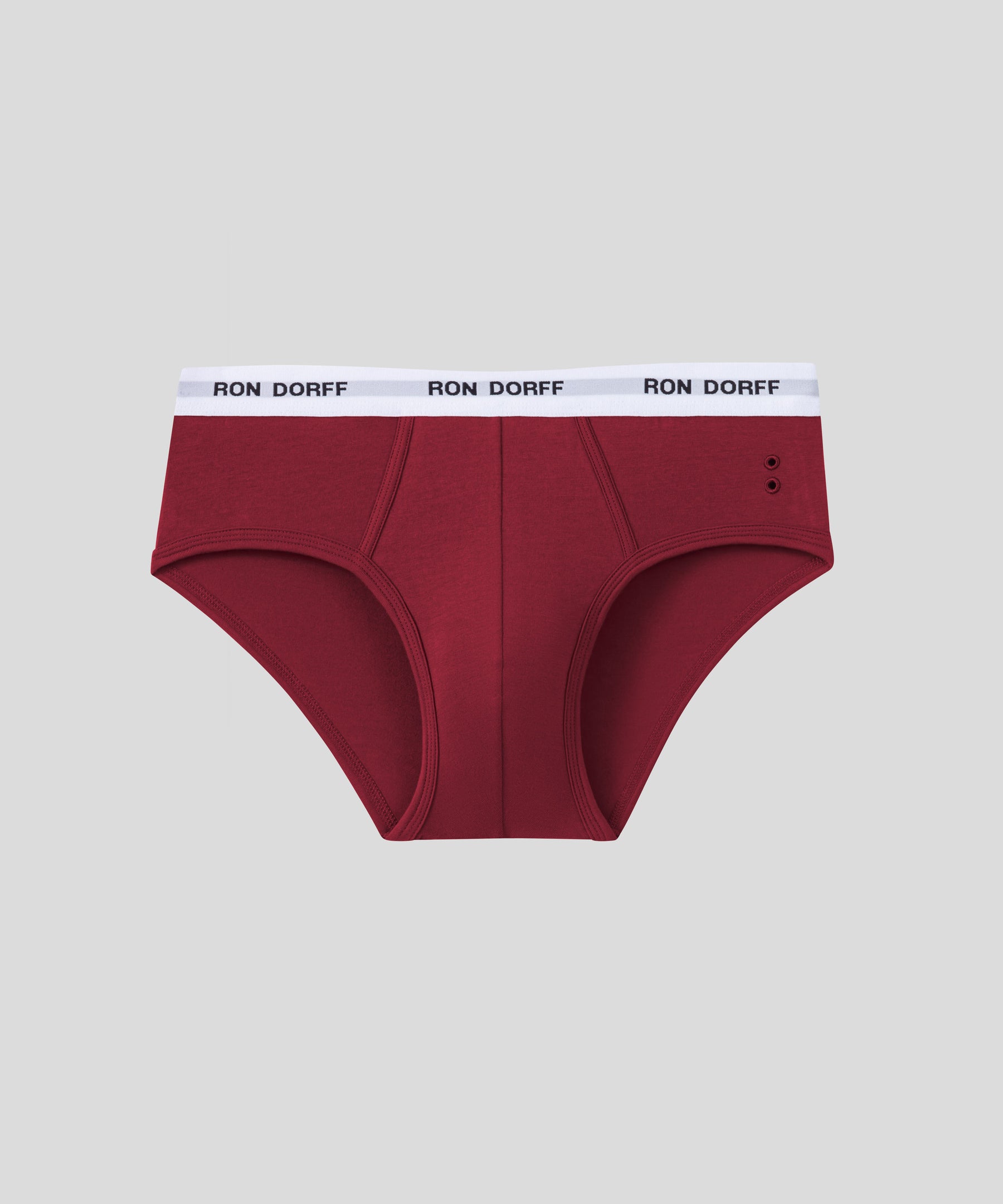 RON DORFF Y-Front Briefs: Burnt Red