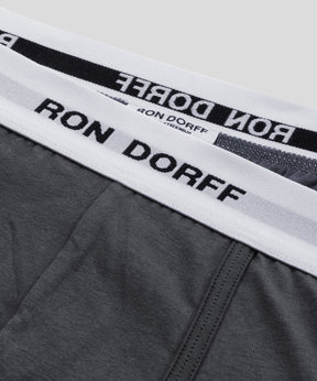 RON DORFF Y-Front Briefs: Lava Grey