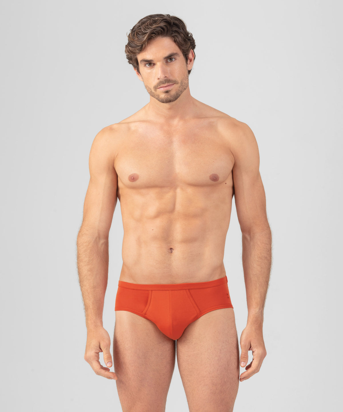 Slip Y-front: Orange désert