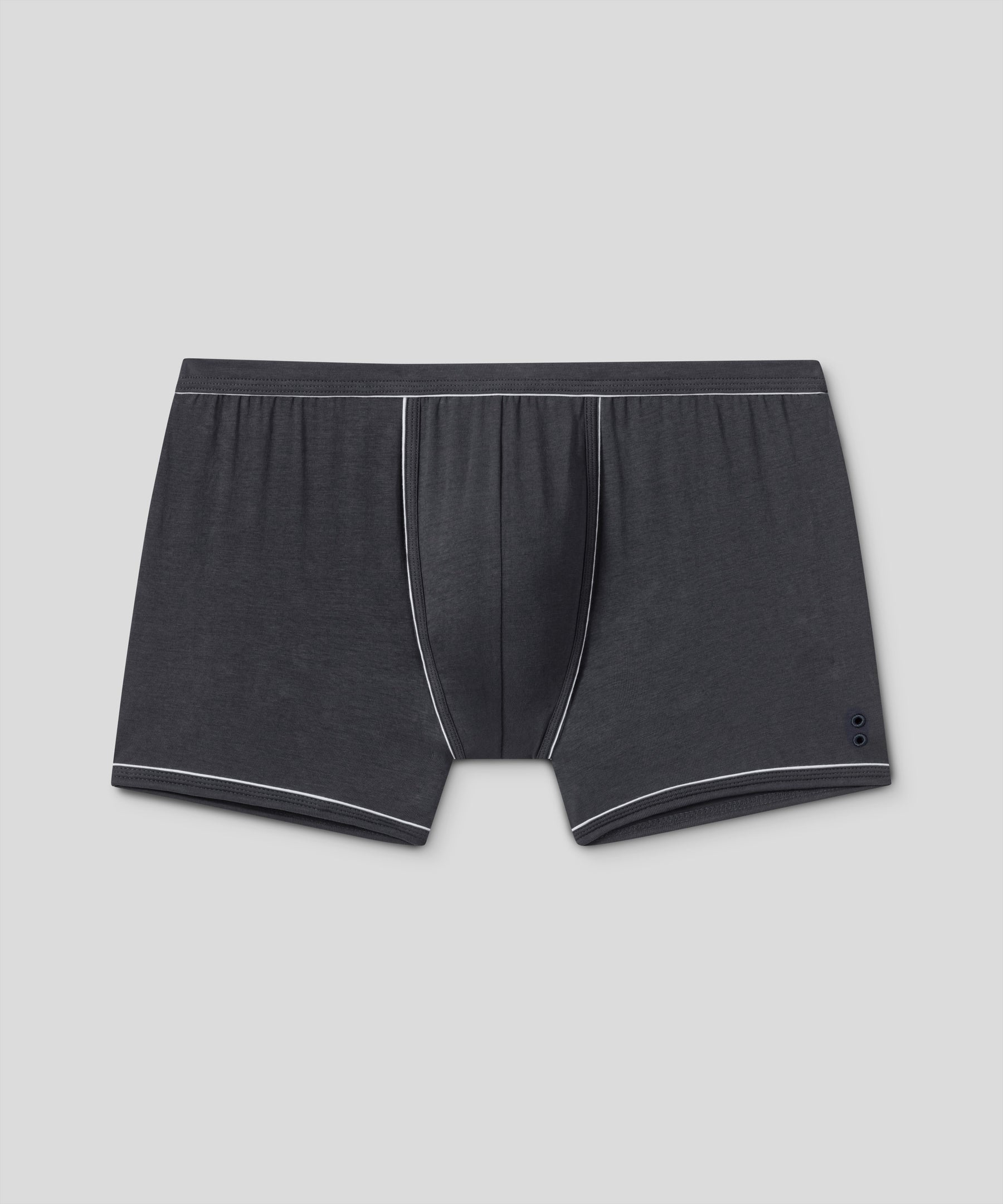 Boxer avec passepoil: Gris lave