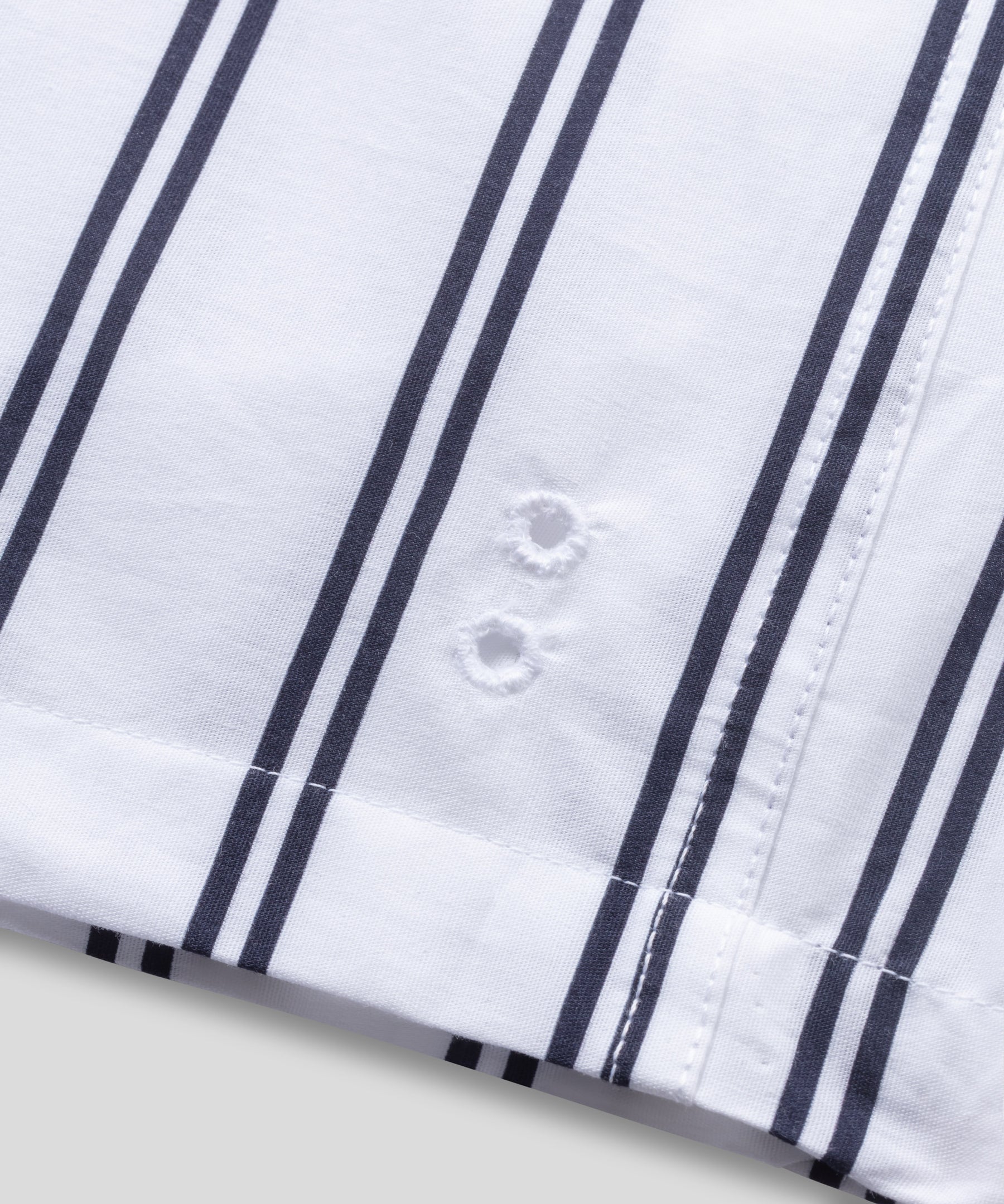 Boxer Shorts w. Double Stripes: Optic White