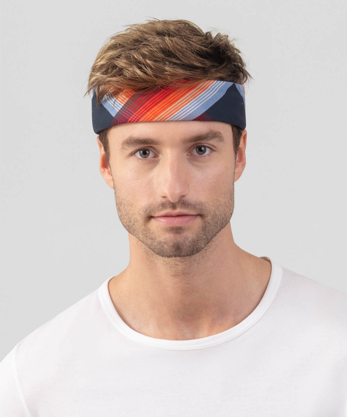 Bandana w. Checkers: Navy