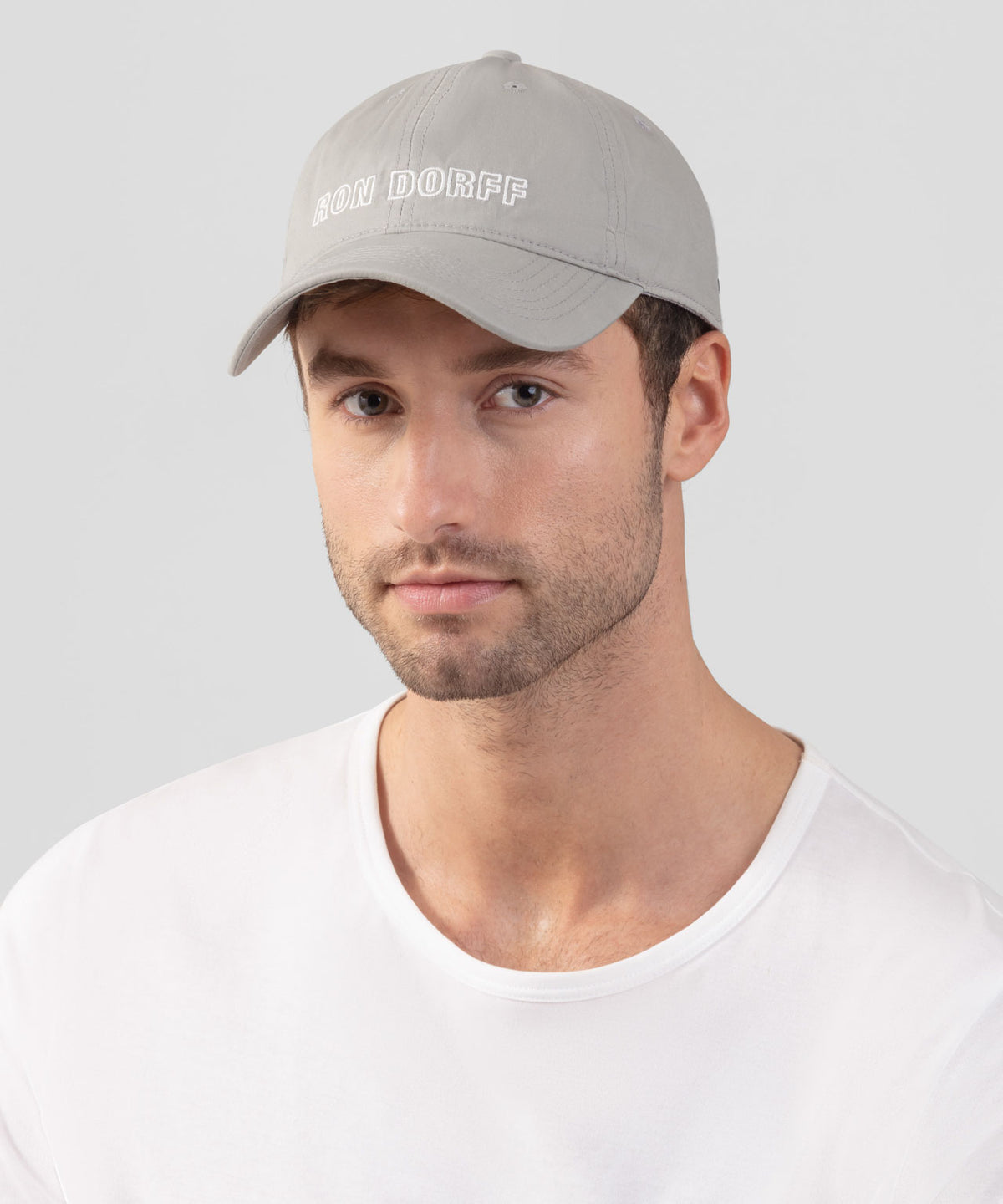 Light Cotton Coach Cap "RON DORFF": Ash Grey