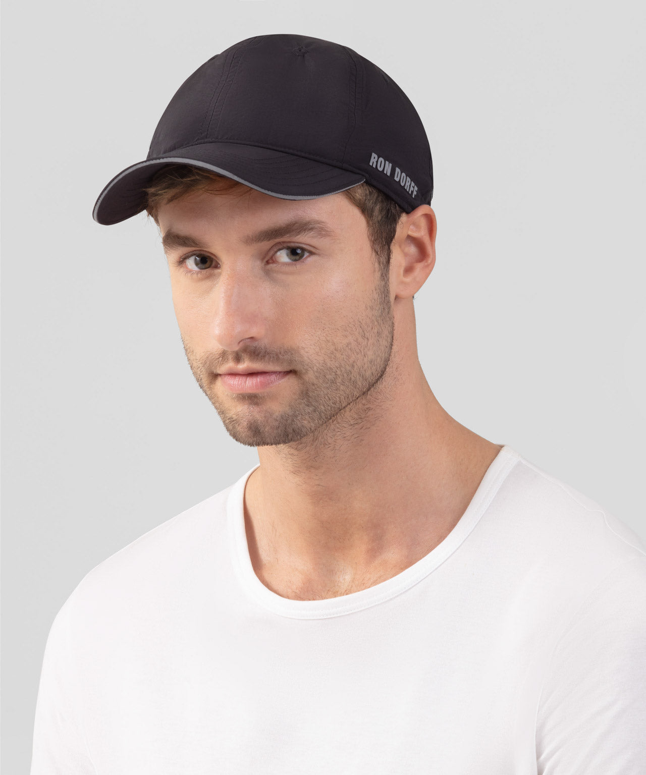 Sports Cap Reflective Piping: Black - Main Image