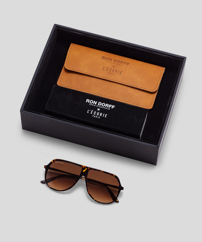 RON DORFF x L'Écurie Paris | Sonnenbrille Le Mirage : Mogador Schildpatt