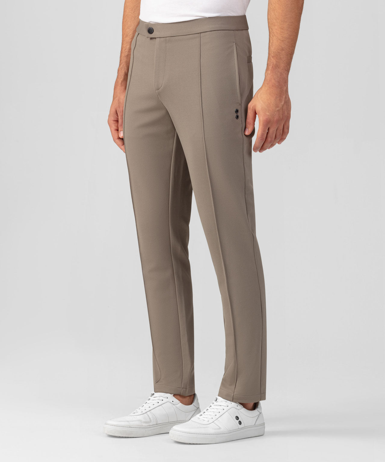 RD Tennis Pants: Beige foncé