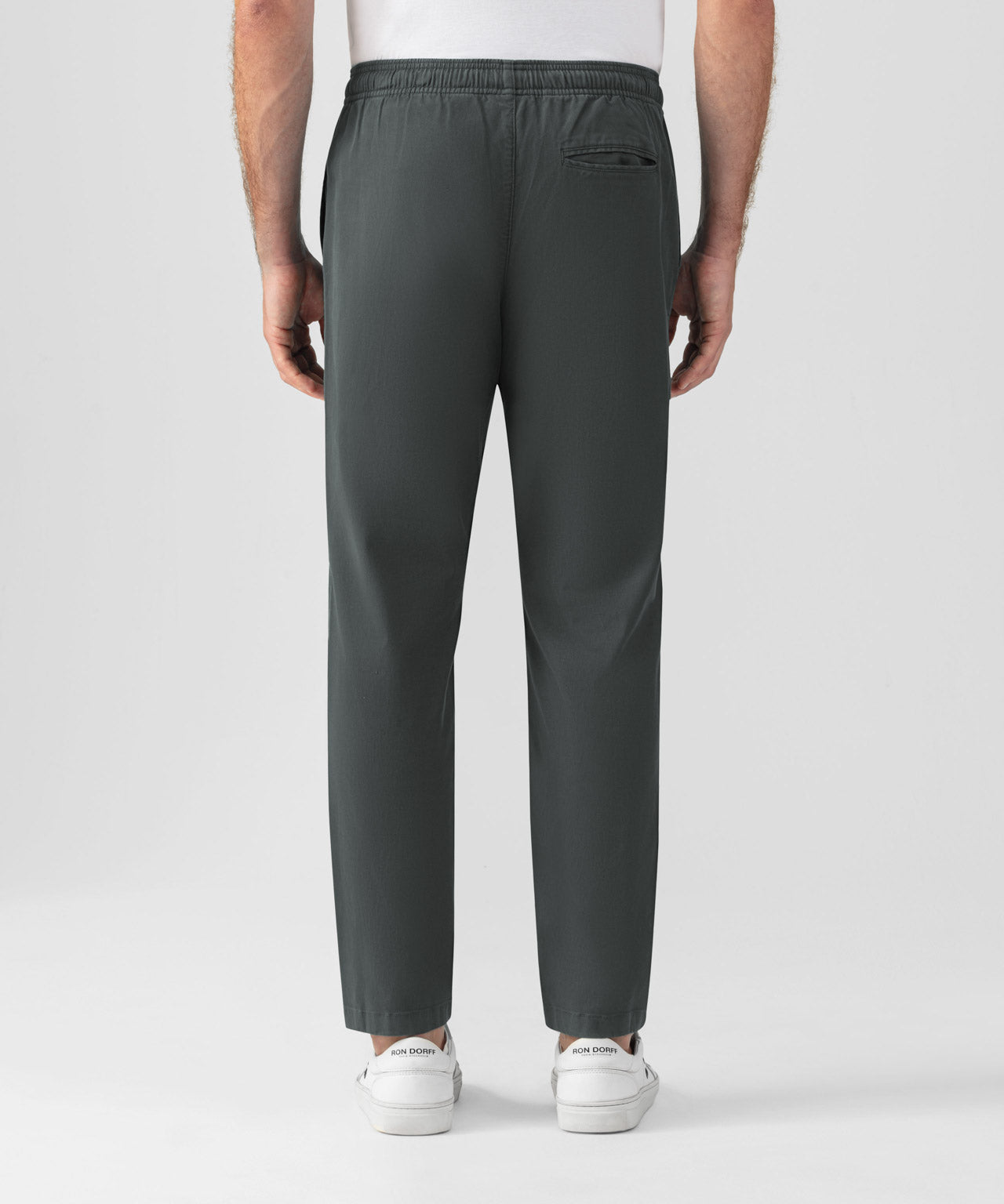 Baumwoll-Sport-Chino-Hose: Green Shadow