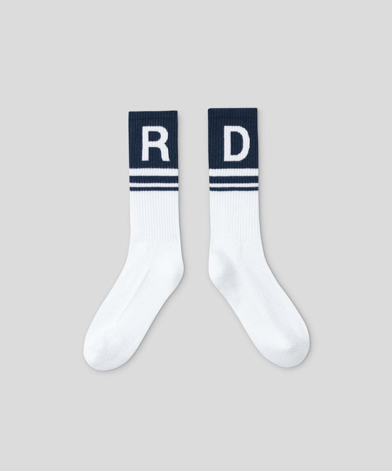 Sports Socks RD w. Irregular Stripes: Deep Ocean