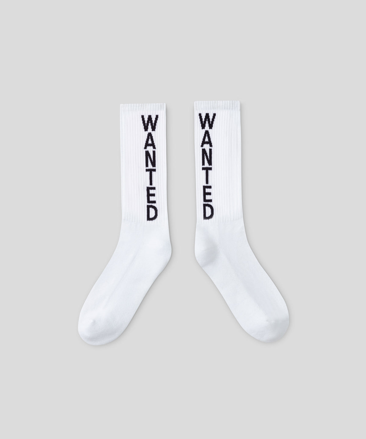 Sports Socks "WANTED": White