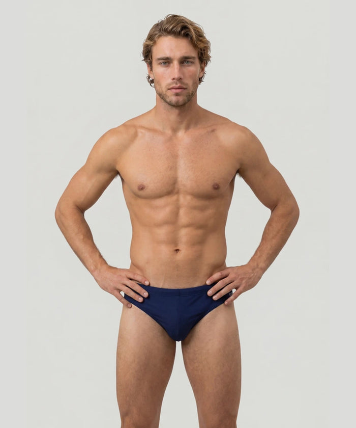 Slim Swim Briefs: Navy