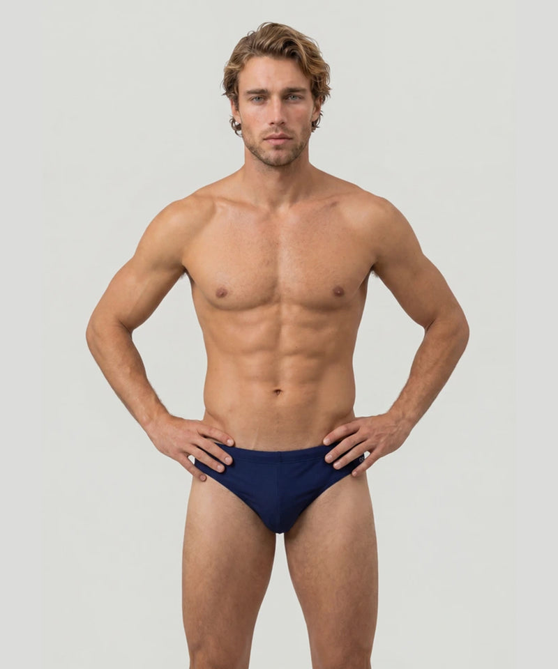 Slip de bain Slim : Bleu marine