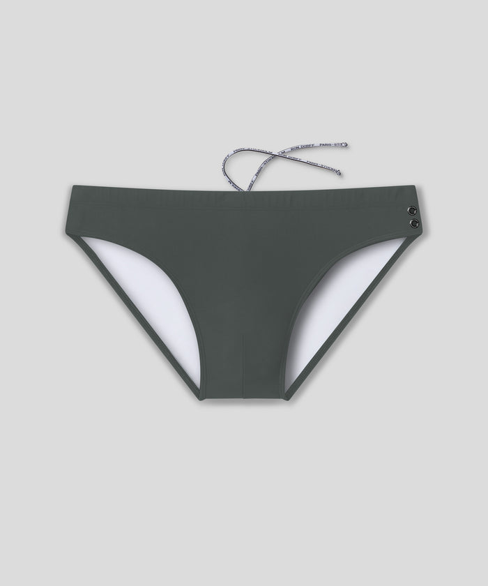 Slip de bain Slim : Ombre verte
