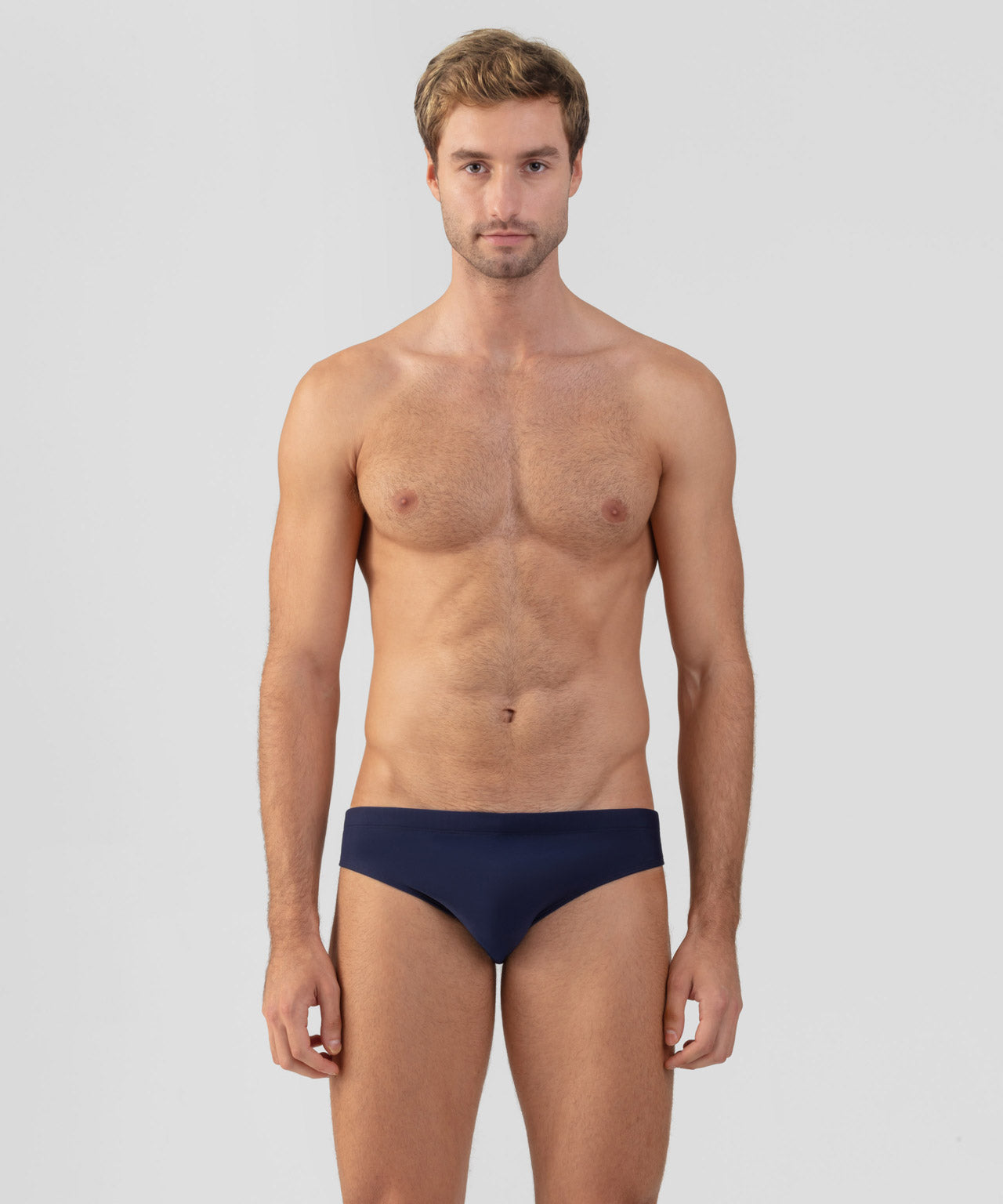 Slim Swim Briefs: Navy