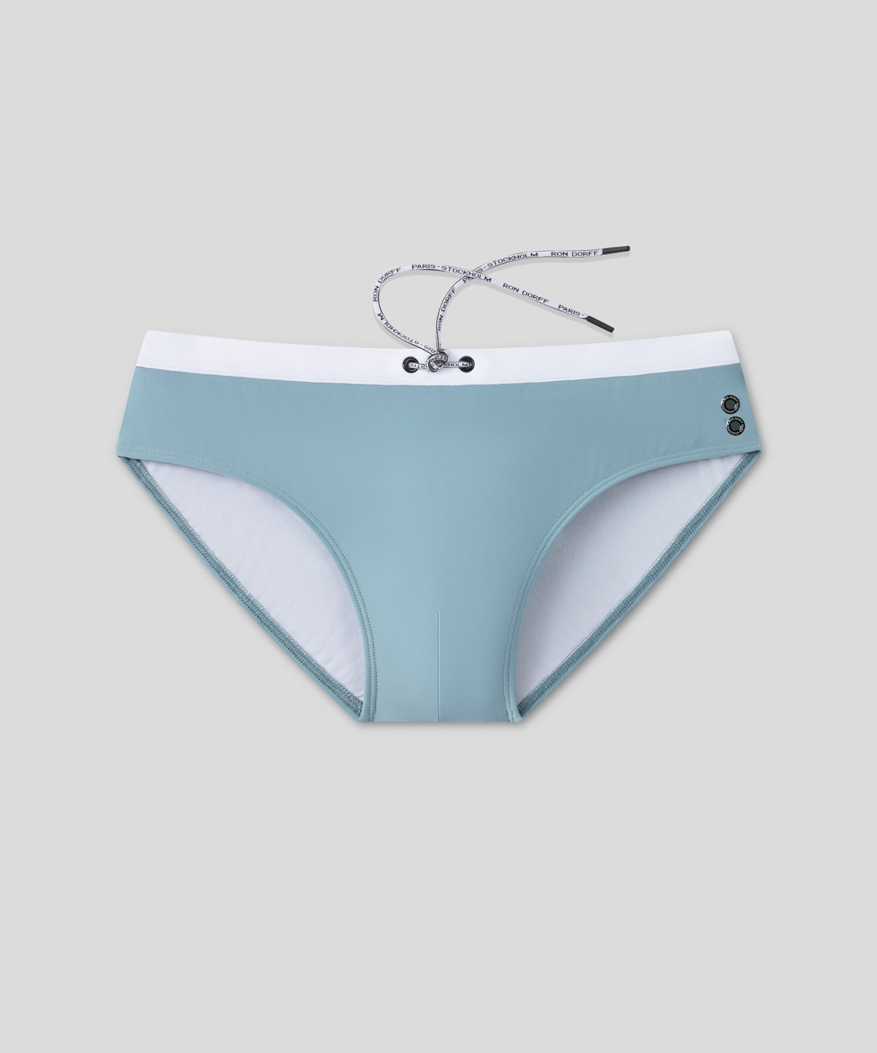 Swim Briefs w. Waistband: Aquamarine
