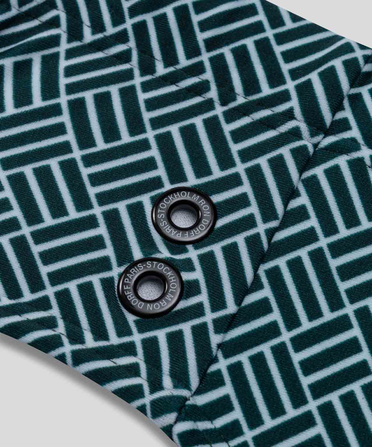 Badeshorts mit Grafikmuster: Pine Green