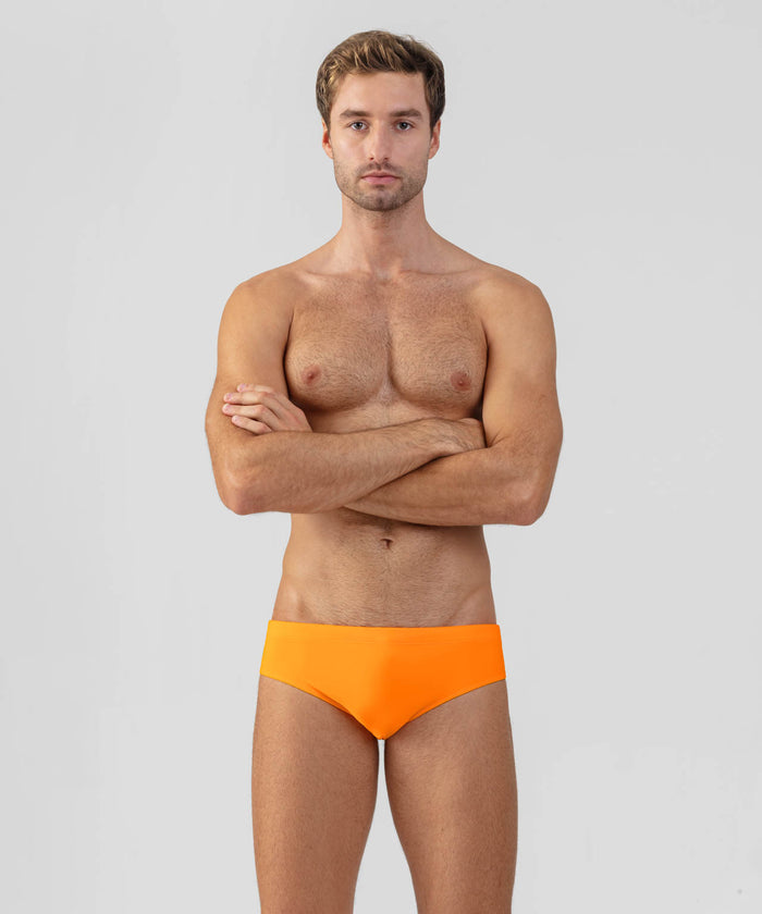 Slip de bain : Orange coucher de soleil