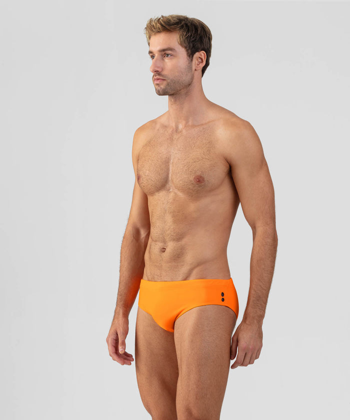 Slip de bain : Orange coucher de soleil
