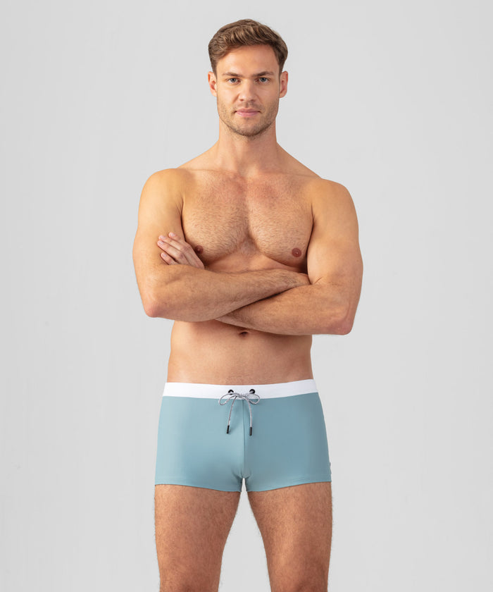Short de bain à ceinture : Aquamarine