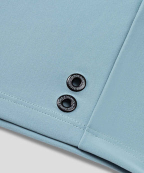 Boxer de bain à ceinture contrastée: Vert de gris