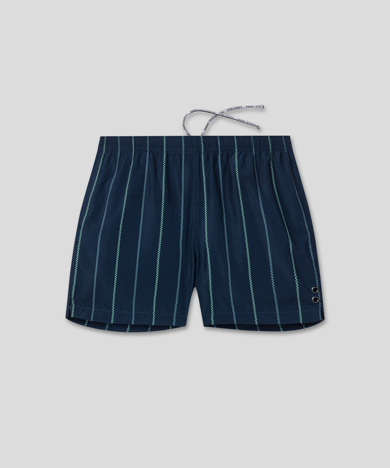 Short de bain rayé esprit marin : Marine