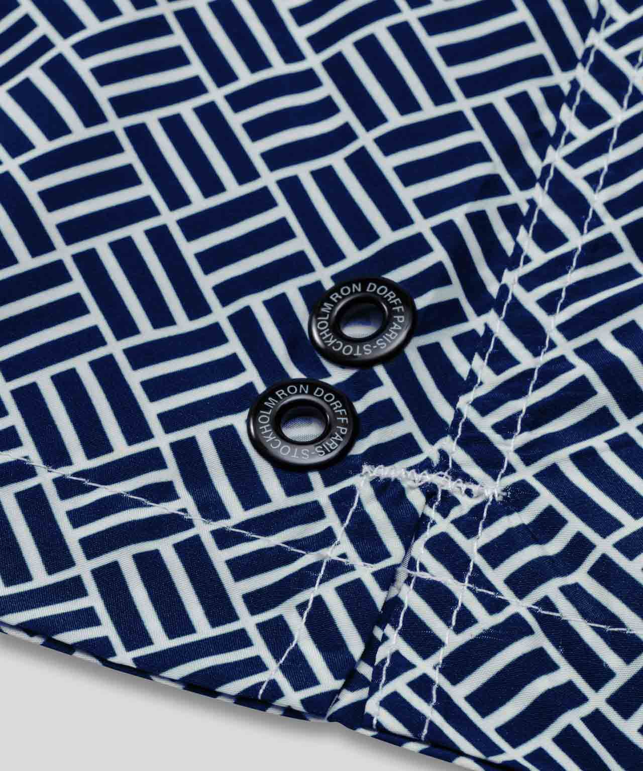 Short de bain avec motif : Marine