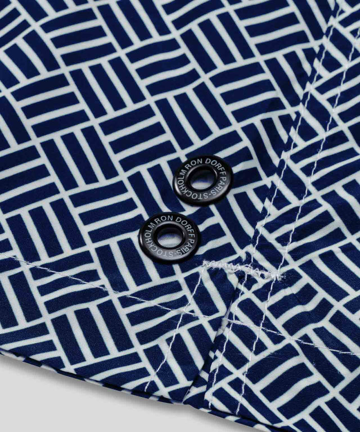 Short de bain avec motif : Marine