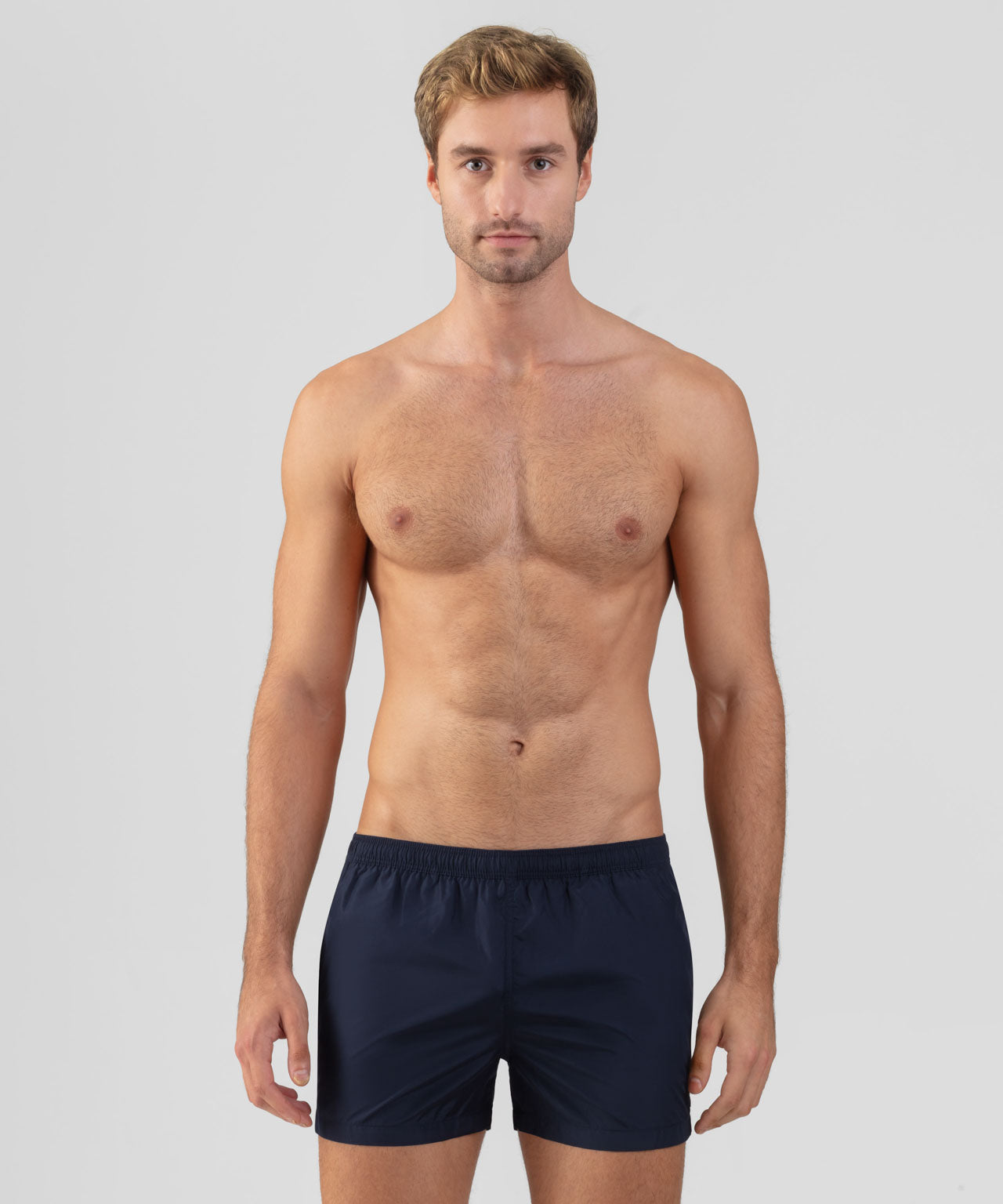 Short de bain rayé sur les côtés : marine