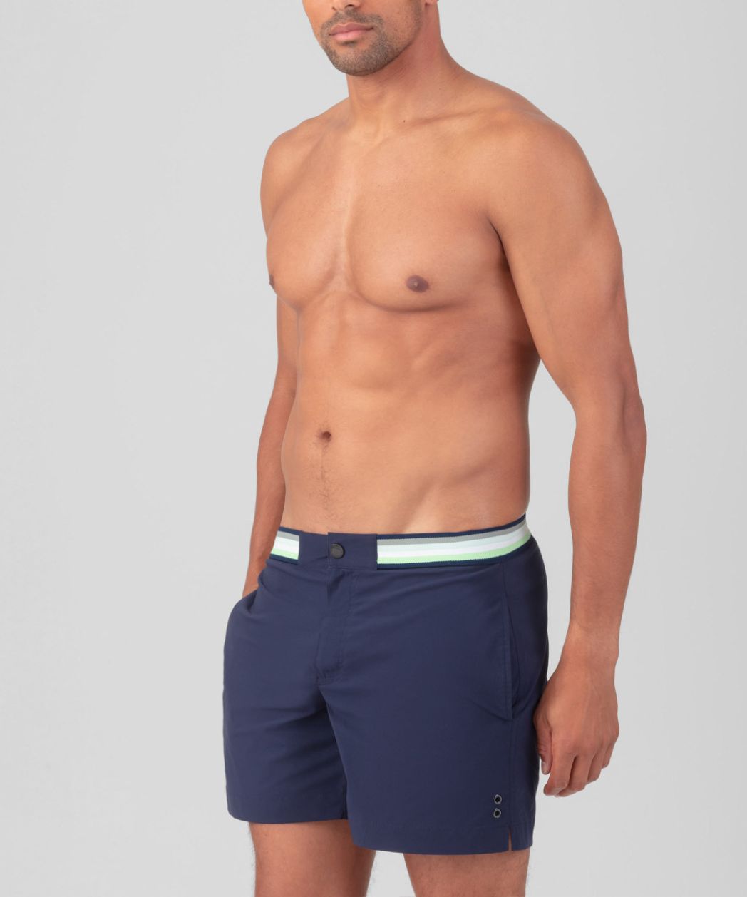 Short de bain urbain : Bleu abyssal