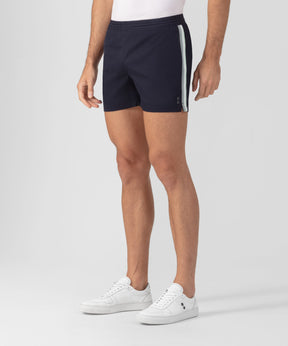 RD Exerciser Shorts avec bandes rayées: Bleu marine