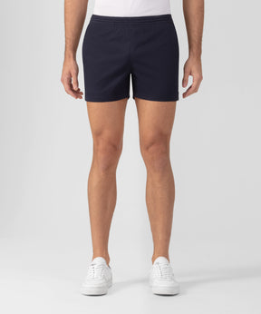 RD Exerciser Shorts avec bandes rayées: Bleu marine