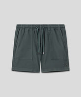 Cotton Sports Chino Shorts: Green Shadow