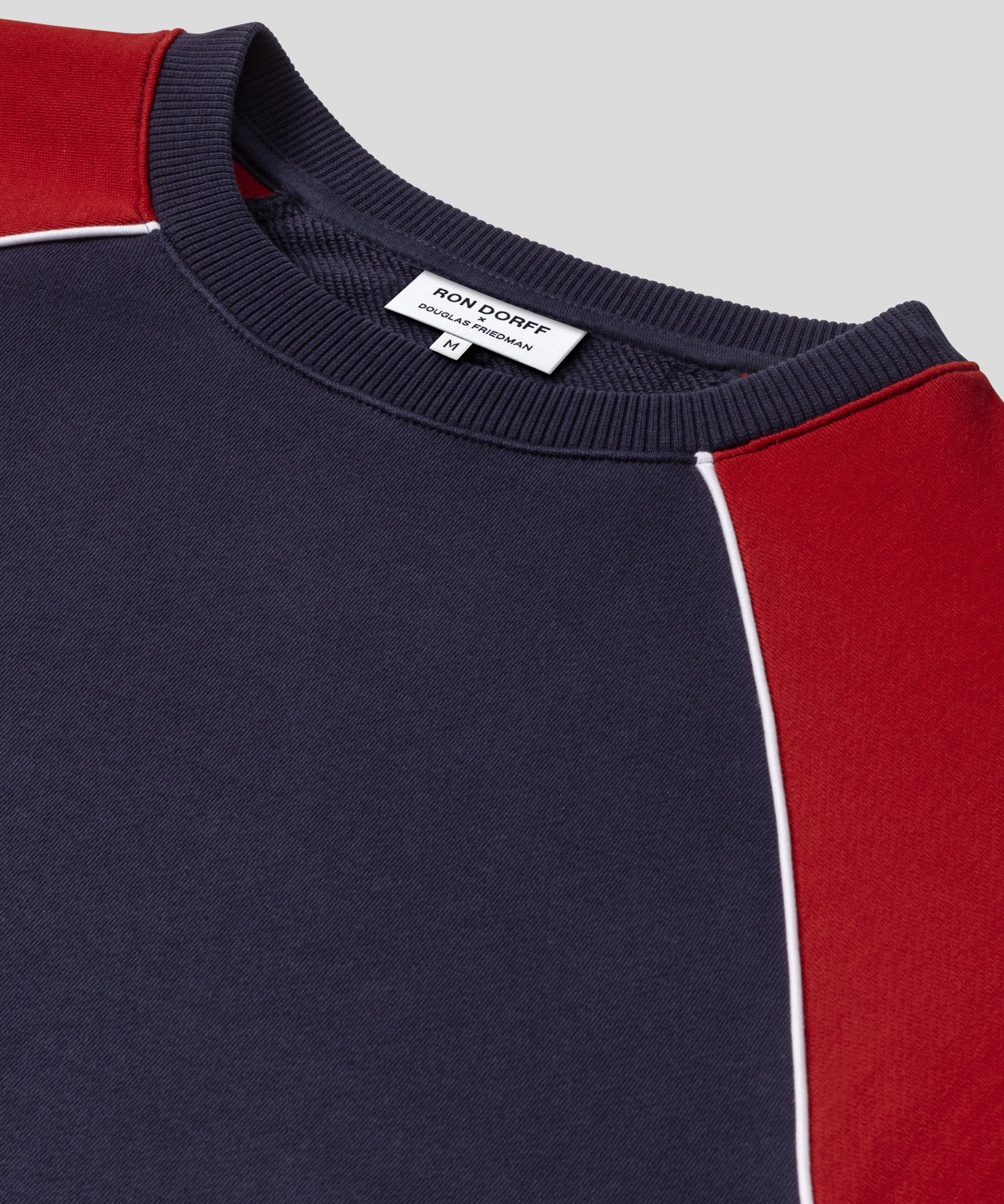 Sweatshirt sans manches en coton organique: Bleu marine