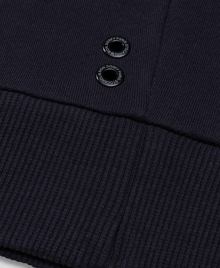 Organic Cotton Sweatshirt "GENTLEMAN": Navy