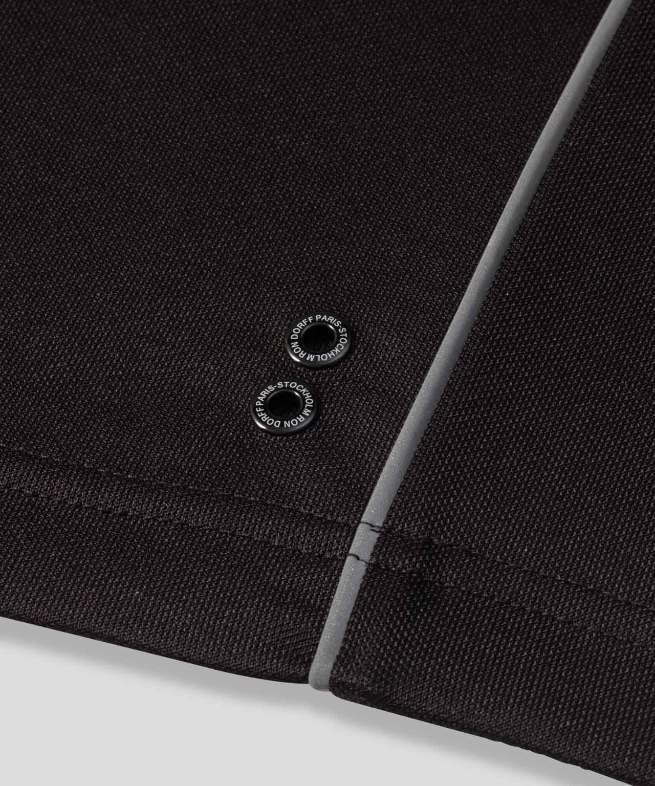 Sport-Tanktops mit reflektierender Paspel: Schwarz