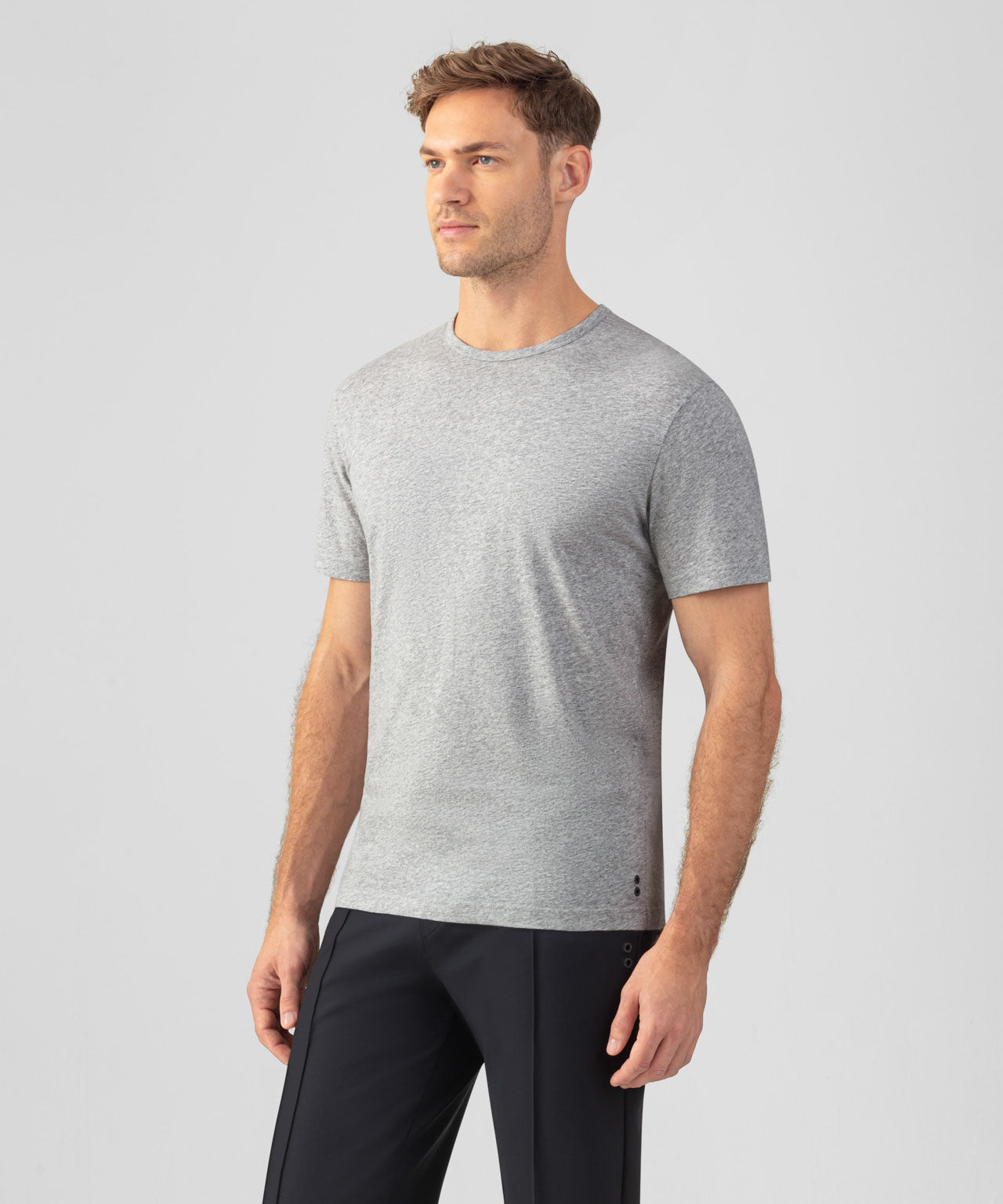 T-Shirt Eyelet Edition: Gris chiné