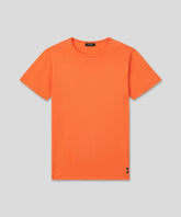 Crew Neck T-Shirt Eyelet Edition: Sunset Orange