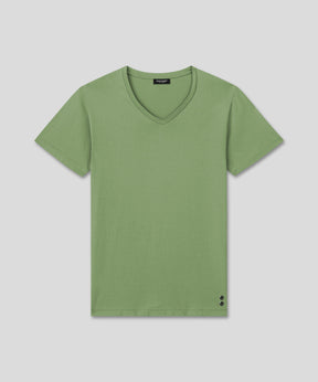 V Neck T-Shirt Eyelet Edition: Cactus