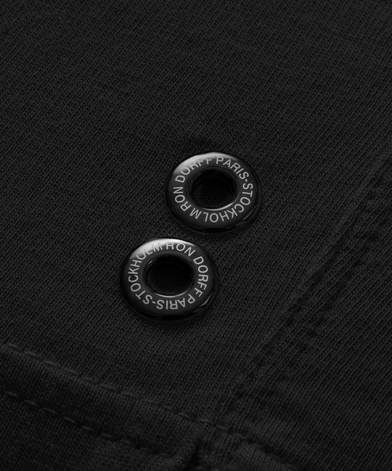 Baumwoll Modal Home-Shorts: Schwarz