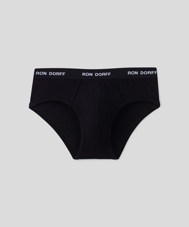RON DORFF Y-Front Briefs "Black Edition": Schwarz