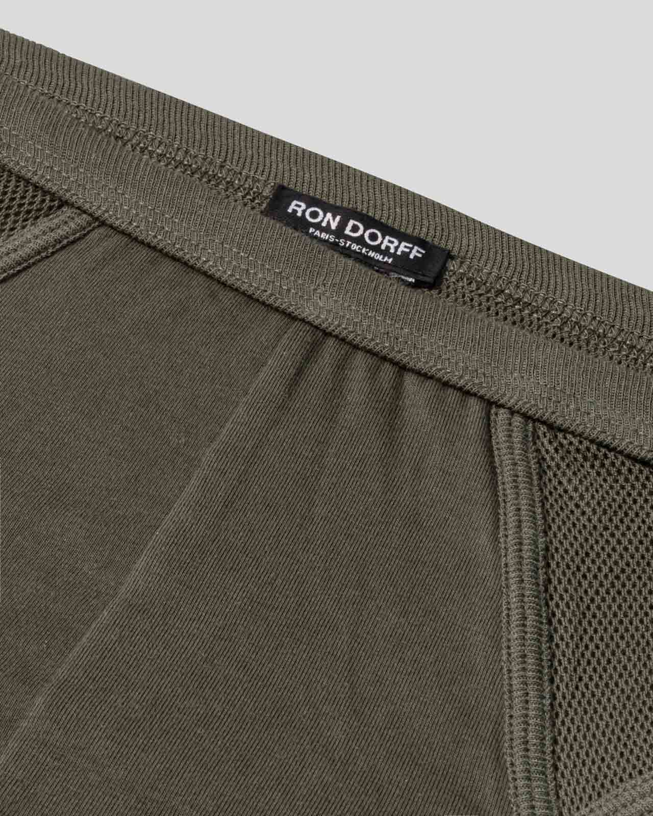 Mesh-Y-Front-Slips: Militärgrün