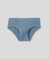 Slip Y-Front avec passepoil: Bleu atlantique