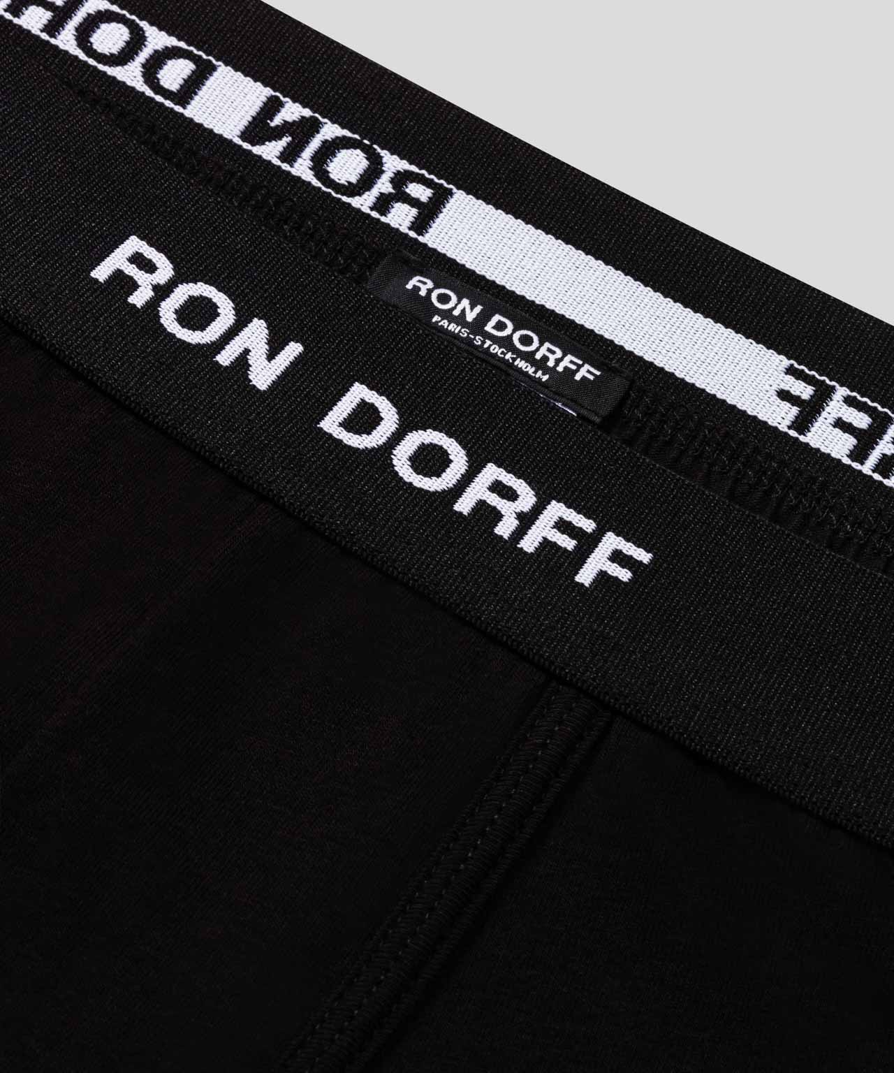 RON DORFF Boxer Briefs "Black Edition": Schwarz